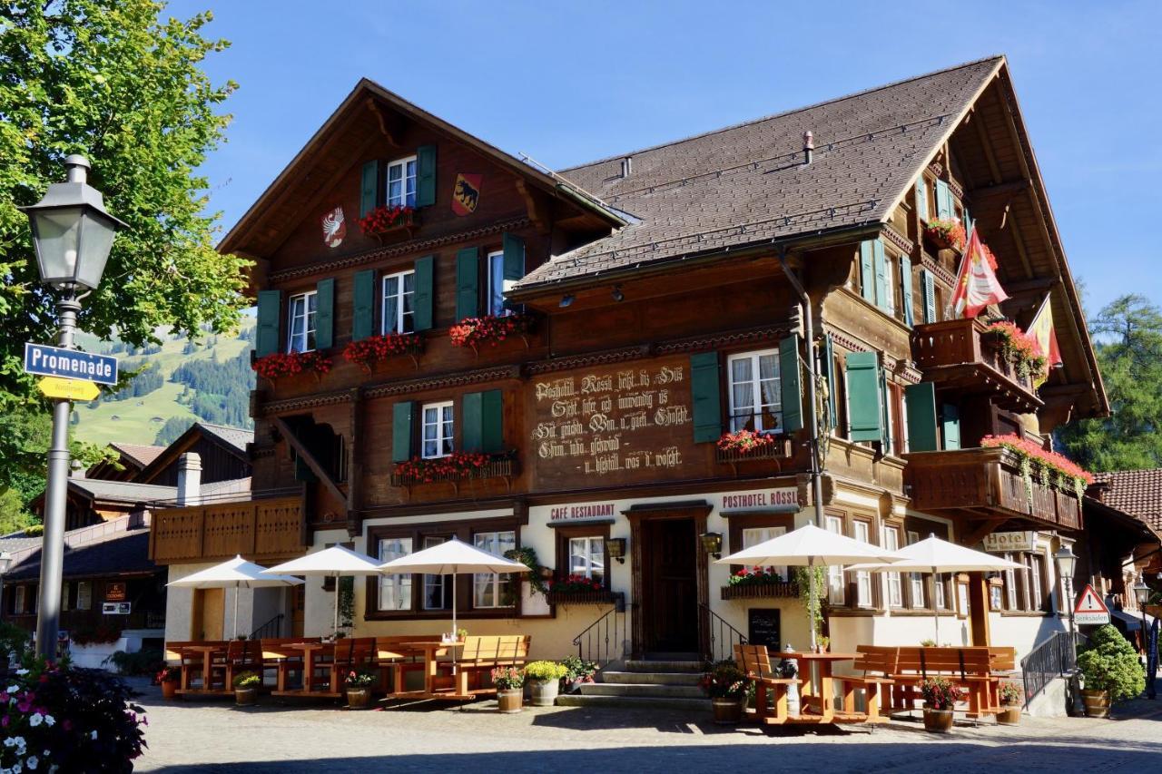 Posthotel Roessli Gstaad Exterior foto